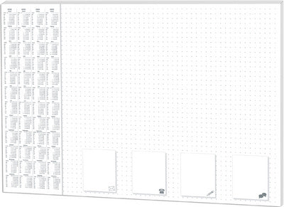 RNK Verlag Paper Desk Pad Office - gestippeld