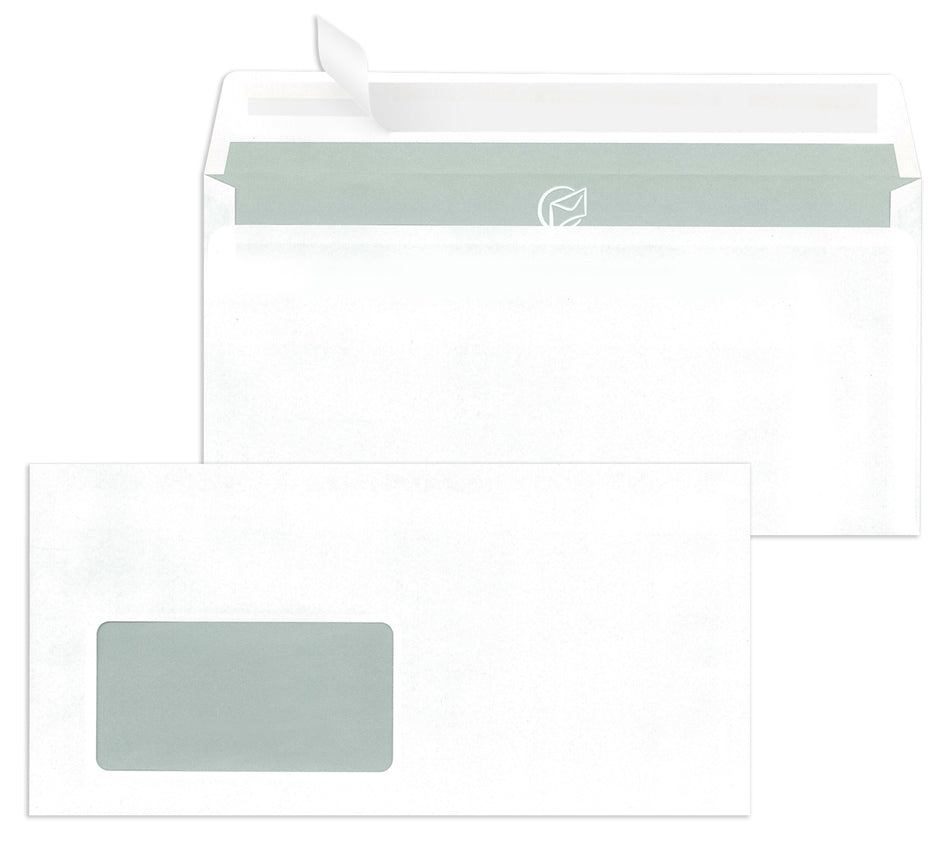 MAILmedia-enveloppen DIN lang, FSC, drukgevoelige kleefstof