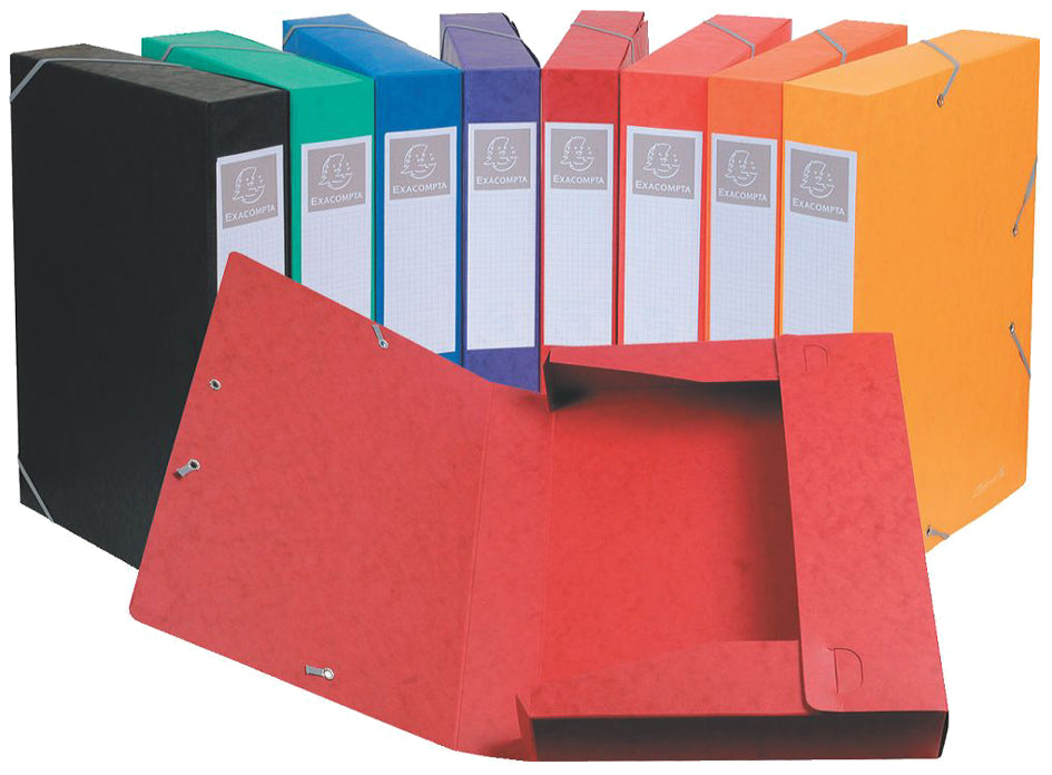 EXACOMPTA verzamelbox Cartobox, DIN A4, 60 mm, geassorteerde kleuren