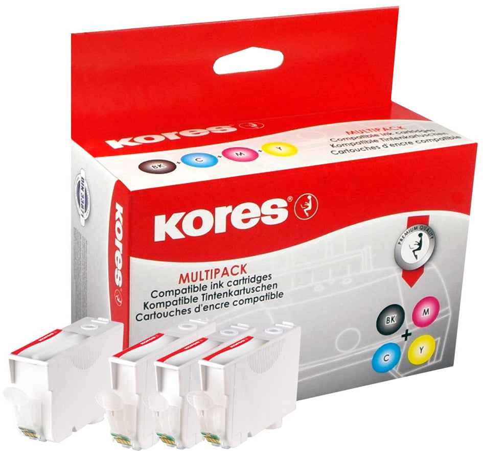 Kores Multi-Pack inkt G1518KIT vervangt Canon PGI-550XL.