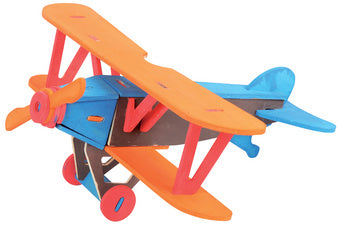 Marabu KiDS 3D Puzzel Vliegtuig Dubbeldekker, 25 stukjes