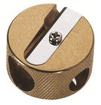 M R Dubbele puntenslijper, gemaakt van messing, rond