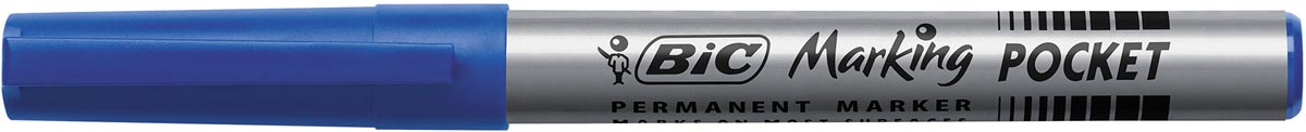Bic permanent marker ECOlutions, schrijfbreedte 1,1 mm, fijne punt, blauw