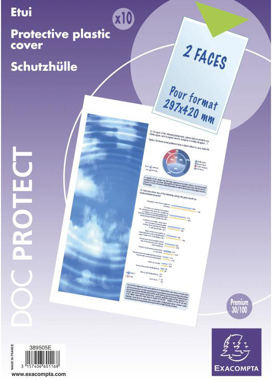 EXACOMPTA beschermhoes Doc Protect, DIN A4, PVC