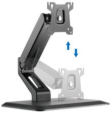 LogiLink Touchscreen monitorarm met voet, zwart
