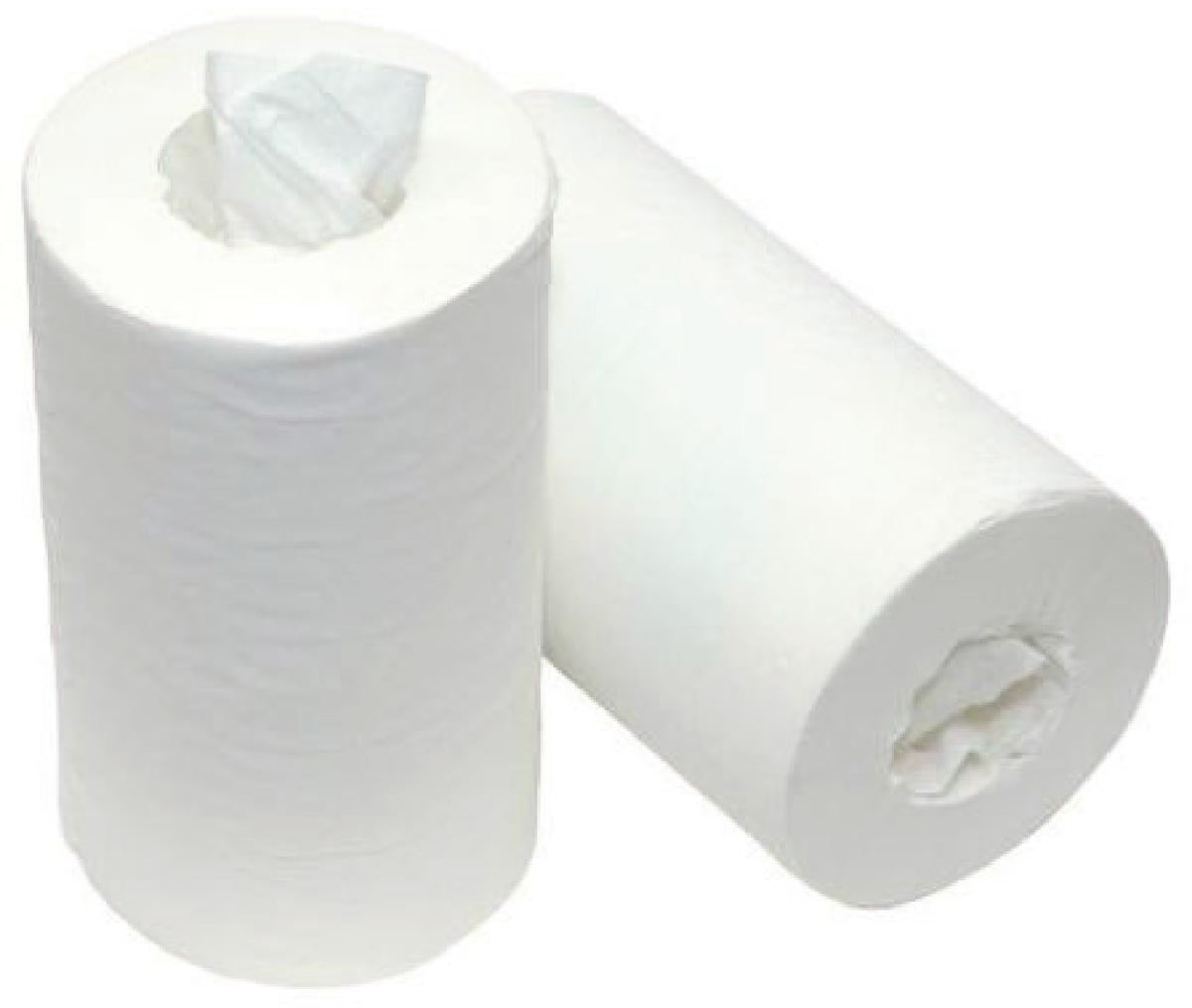 Poetspapier Mini, 1-laags, 120 m, pak van 12 rollen