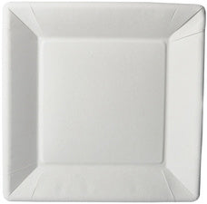 PAPSTAR Papieren bord zuiver vierkant, 225 x 225, wit, 50st.