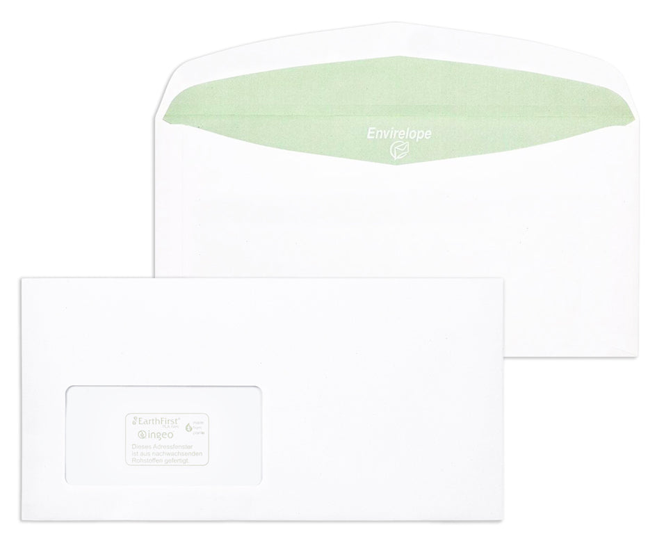MAILmedia Envirelope enveloppe, 114 x 229 mm, wit