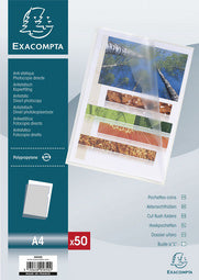EXACOMPTA transparante omslag, DIN A4, PP 0,12 mm, generfd