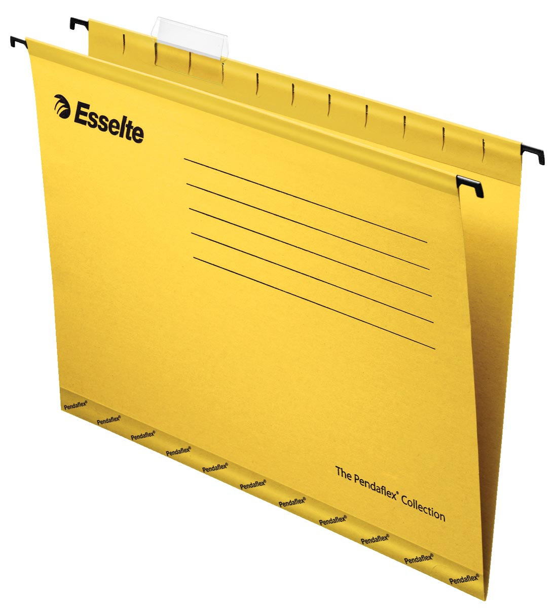 Esselte hangmappen voor laden Pendaflex Plus tussenafstand 330 mm, geel, doos van 25 stuks