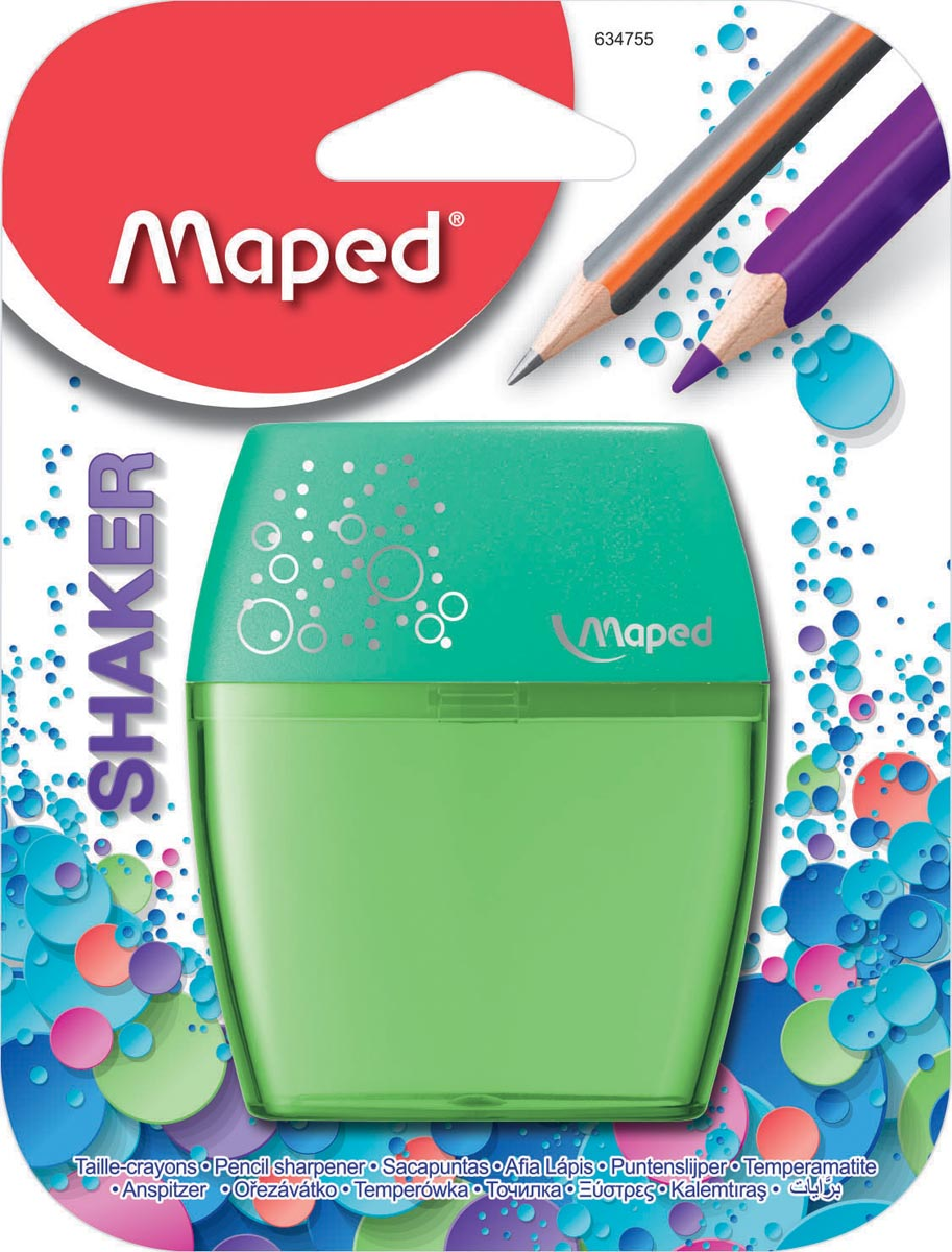 Maped Potloodslijper Shaker 2-gaats, op blister