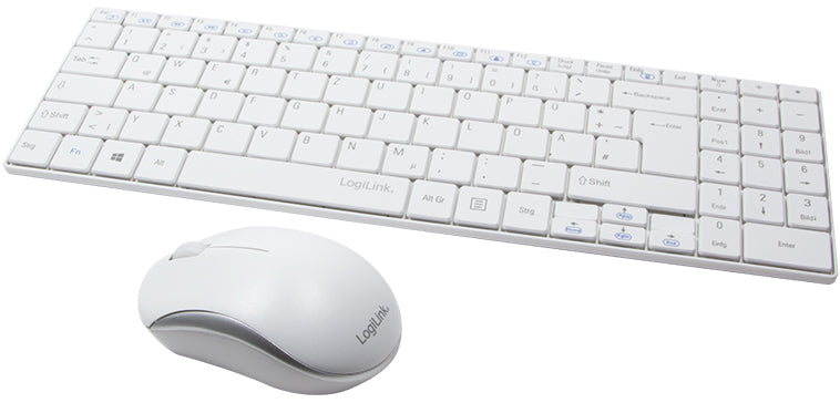 LogiLink Desktop Set, draadloos, 32 2-weg kanalen, wit