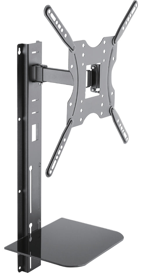 LogiLink TV muurbeugel met plank, voor 81,28 - 139,7 cm