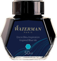 WATERMAN inkt, blauw geïnspireerd, inhoud: 50 ml in een potje