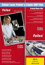 FOLEX kleuren laserfilm BG-72, DIN A4, transparant