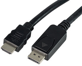 LogiLink DisplayPort - HDMI-verbindingskabel, 2,0 m, wit