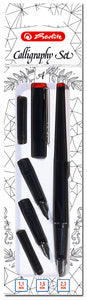 herlitz kalligrafie set, 5 stuks, zwart