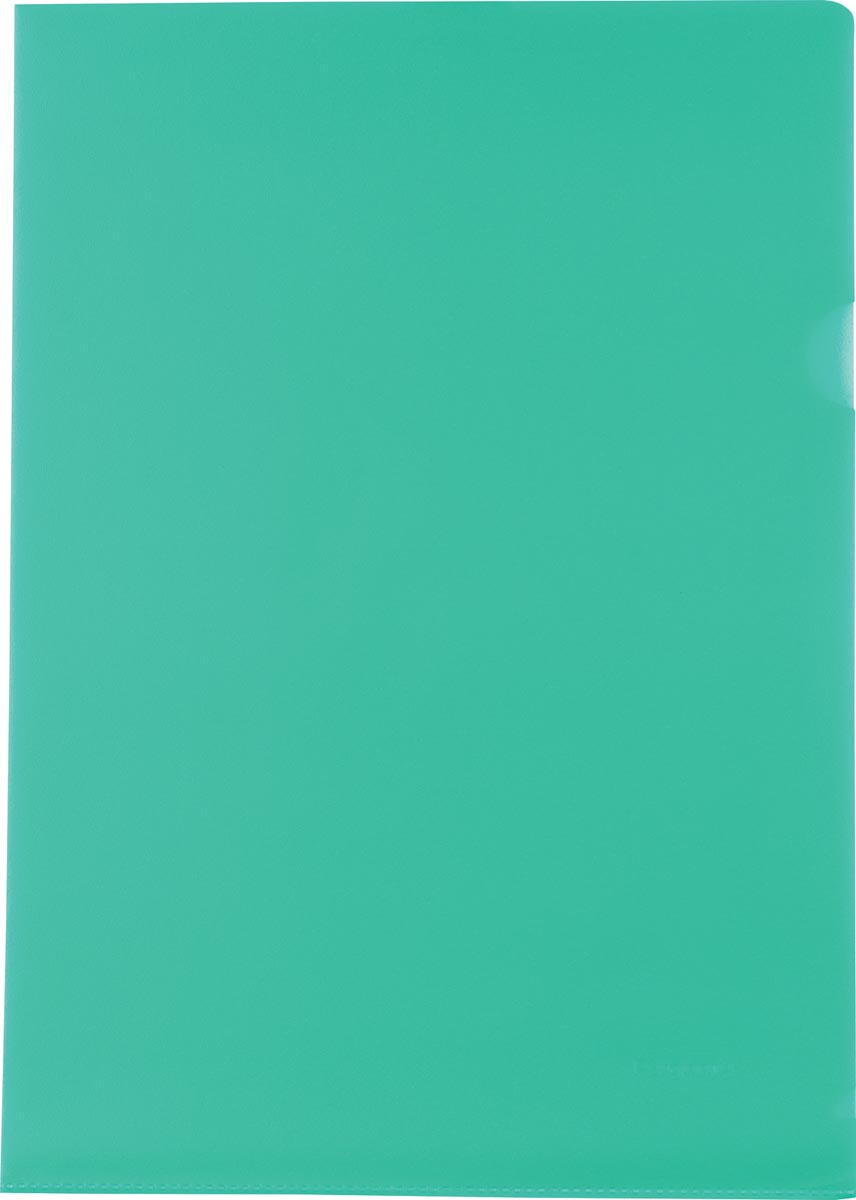 Pergamy L-map, ft A4, PP van 120 micron, pak van 25 stuks, groen