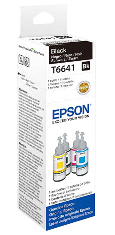 EPSON inkt T6643 voor EPSON EcoTank, fles inkt, magenta