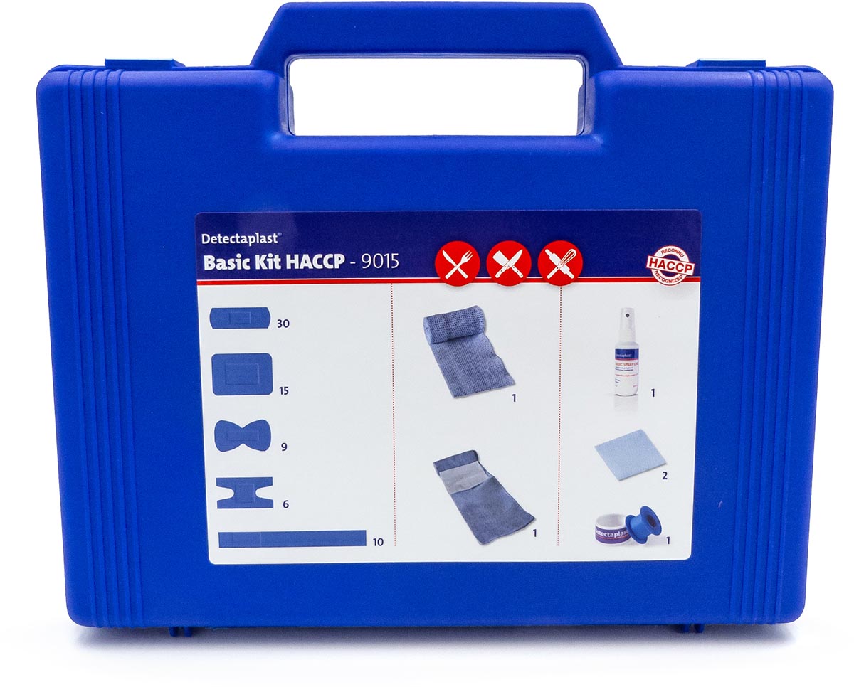 Detectaplast EHBO-koffer Medic Box Food Basic, basiskoffer HACCP