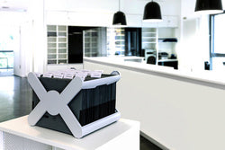 HAN X-CROSS hangmappenmand, lichtgrijs