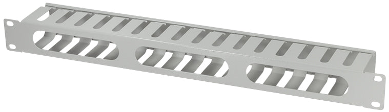 LogiLink 19 kabelgoot, enkelzijdig, 1 HE, zwart (RAL9005)