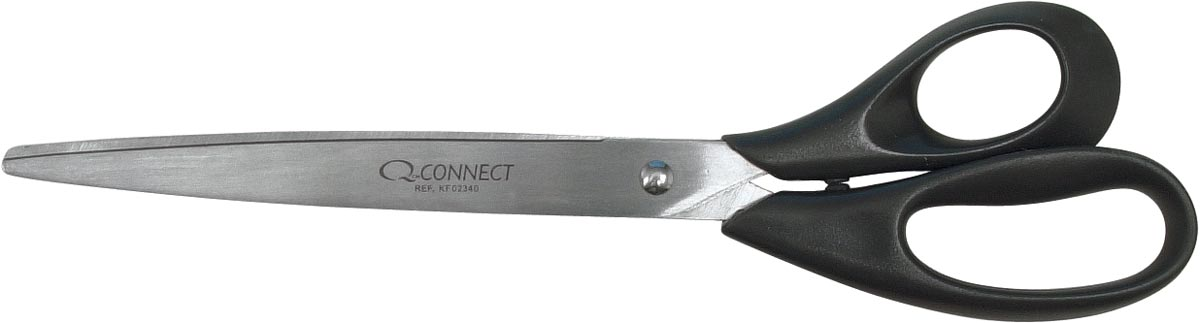Q-Connect schaar, 25,5 cm, zwart