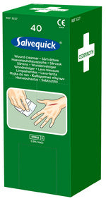 CEDERROTH Salvequick wondreinigingsdoekjes, steriel, 40-pak
