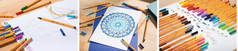 STABILO Fineliner punt 88, lijndikte: 0,4 mm, neon blauw