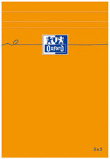 Oxford schrijfblok, 110 x 170 mm, geruit, 80 vel, oranje