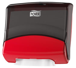 TORK single wipe dispenser voor reinigingsdoekjes, turkoois/wit