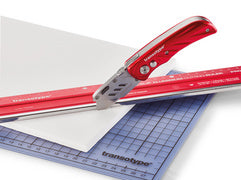 transotypekniptang PRO, aluminium behuizing, rood