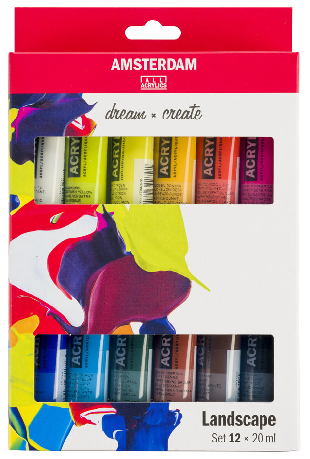 ROYAL TALENS Acrylverf AMSTERDAM Landschap, 12 x 20 ml