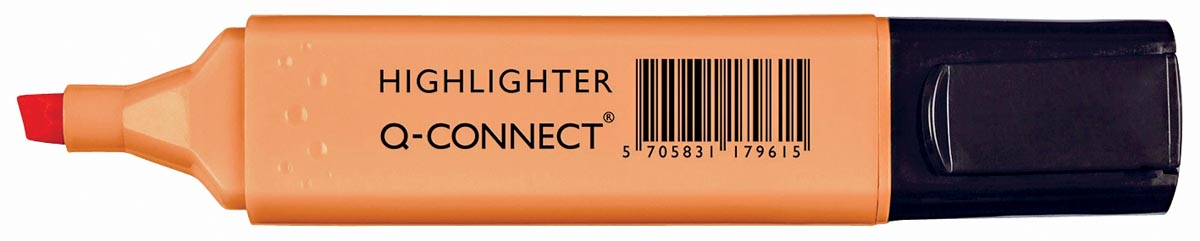 Q-Connect markeerstift pastel, oranje