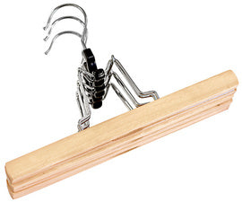 Peggy Perfect broekspanner, gemaakt van hout, natuurlijke lakafwerking