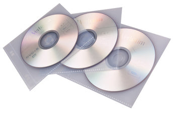 proOFFICE CD/DVD hoes, voor 1 CD/DVD, PP, transparant
