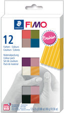 FIMO SOFT boetseerklei set Basic, set van 12