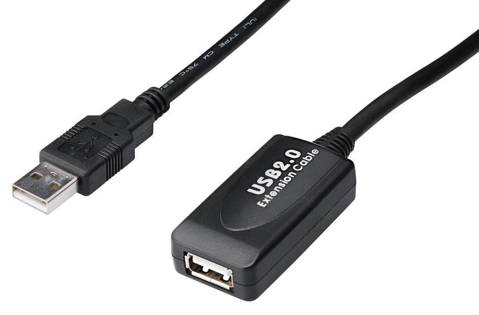 DIGITUS USB-verlengkabel, male-male, 20,0 m