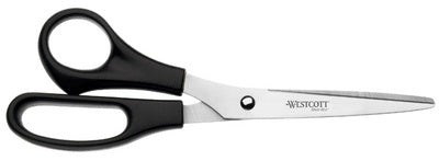 WESTCOTT kantoorschaar, lengte: 210 mm, zwart, voor linkshandigen