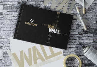 CANSON tekenpapier spiraalblok The WALL, A4, 200 g/m