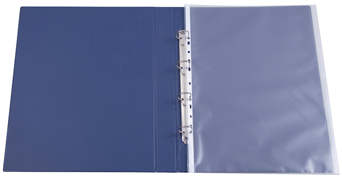 Q-Connect geperforeerde showtas, ft A3 portret, 11-gaatsperforatie, gekorreld, pak van 10 stuks