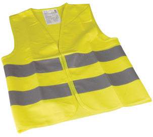 cartrend pechvest/waarschuwingsvest voor kinderen, DIN EN1150, geel