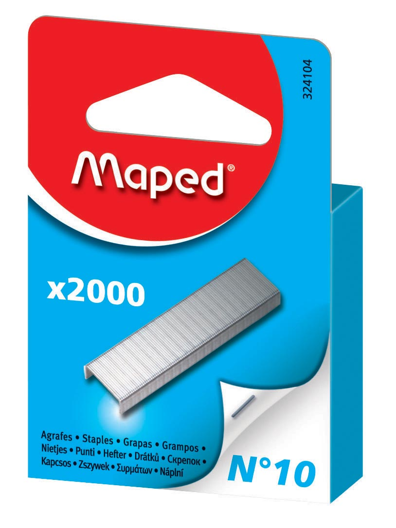 Maped nietjes nr 10, doos van 2.000 nieten
