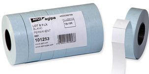 agipa-etiketten voor prijspistolen, 21 x 12 mm, wit