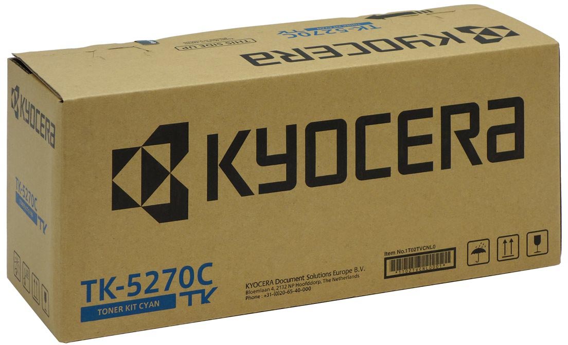 Kyocera toner TK-5270, 6.000 pagina's, OEM 1T02TVCNL0, cyaan