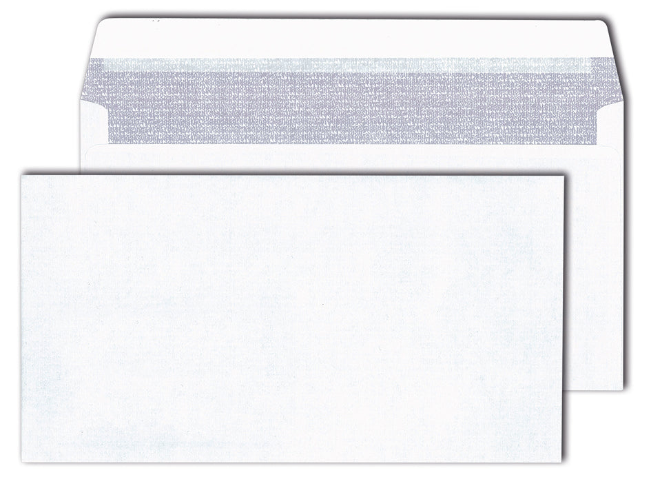 MAILmedia-envelop 125 x 235 mm, helder wit, zonder venster