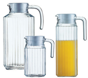 Esmeyer Arcoroc glazen kan Quadro, met deksel, 0,5 liter