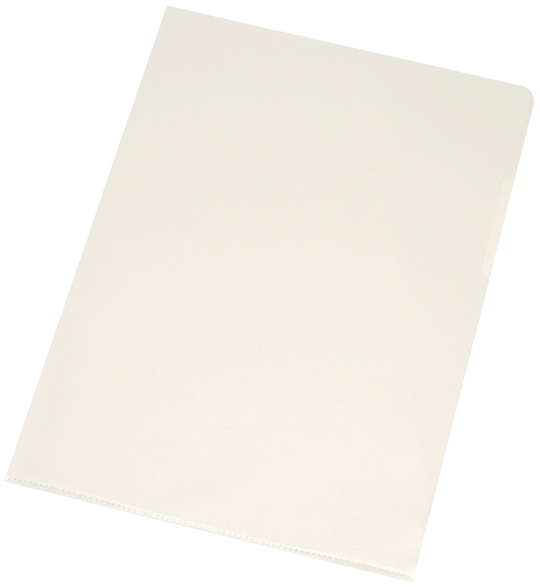 Q-Connect L-map, glashelder, 120 micron, pak van 100 stuks