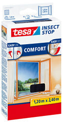 tesa vliegenhor COMFORT voor kamerhoge ramen, antraciet