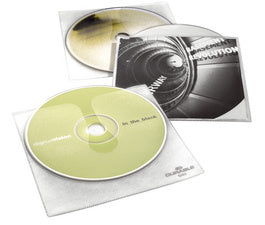 DUURBARE CD/DVD-hoes COVER, voor 1 CD, PP, transparant